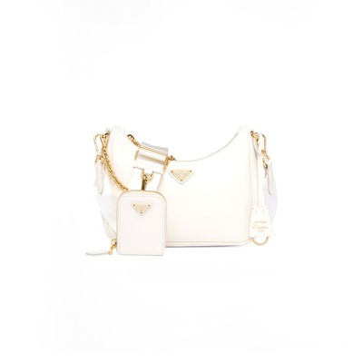 PRADA RE-EDITION 2005 SAFFIANO LEATHER BAG 1BH204 (22*18*6cm) 